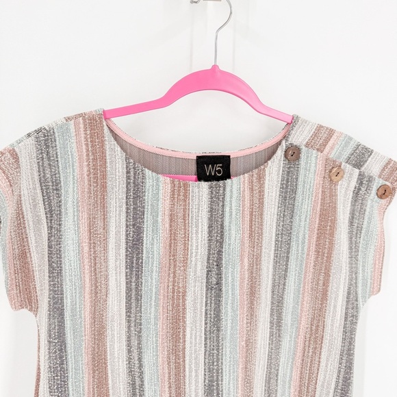 W5 Multicolor Striped Top - Picture 2 of 4